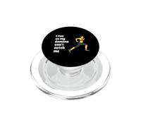 Fun I Run So My Demons Can't Catch Me Exercise Humor Design PopSockets PopGrip para MagSafe