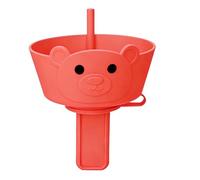 Fun Ice Pop Holder, Soft Silicone Dessert Grip Device, Straw with Easy Use Feature, Portable Ice Cream Mold for Kids Parties, Holder with Cute Style, Snack Tool for Beach Picnic