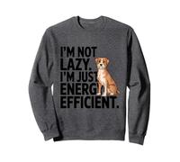 Fun I'm Not Lazy Dog For Moms Dads Fans Juguetón Nueva Novedad Sudadera