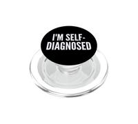 Fun I'm Self-Diagnosed Therapy Joke PopSockets PopGrip para MagSafe