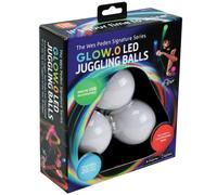 Fun in Motion LED Juggling Balls Glow Balls - Unique Glow.0 Technology LED Ball with 22 Vibrant Color Light Modes & Patterns - USB Rechargeable, Soft-Core, Pro-Weighted Light Up Ball (Set of 3)