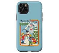 Fun in the Snow Christmas Snowman Retro Funny Adult Humor Carcasa para iPhone 11 Pro
