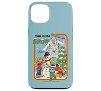 Fun in the Snow Christmas Snowman Retro Funny Adult Humor Carcasa para iPhone 13