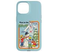 Fun in the Snow Christmas Snowman Retro Funny Adult Humor Carcasa para iPhone 15