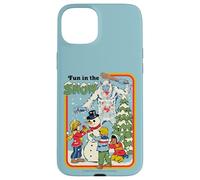 Fun in the Snow Christmas Snowman Retro Funny Adult Humor Carcasa para iPhone 15 Plus