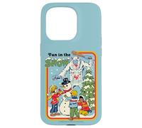 Fun in the Snow Christmas Snowman Retro Funny Adult Humor Carcasa para iPhone 15 Pro