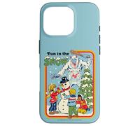 Fun in the Snow Christmas Snowman Retro Funny Adult Humor Carcasa para iPhone 16 Pro