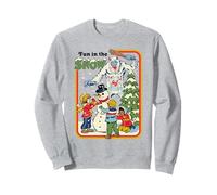 Fun in the Snow Christmas Snowman Retro Funny Adult Humor Sudadera