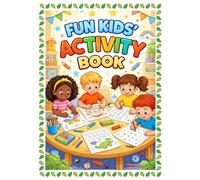 Fun Learning Activity Book for Kids Ages 3-6: Coloring, Matching, Shapes, Animals, Vocabulary, Find the Difference, Cut & Paste, and Early Learning Activities for Preschoolers