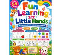 Fun Learning for Little Hands: Letter Tracing, Number Tracing, Mazes, Animal & Fruit Coloring Activities to Build Early Writing, Fine Motor Skills, and Preschool Readiness