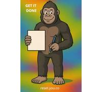 Fun Learning Workbook - Practice Writing Letters with Cute Gorilla Theme: Engaging Activity Book for Early Learners | Boost Fine Motor Skills & Letter Recognition | reset.you.co Series