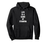 Fun Life is a Game of Stamina Humor Design Sudadera con Capucha