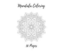 Fun Mandala Coloring Book for Adults- 50 Pages