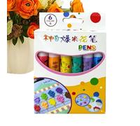 Fun Markers for Kids - 6 Pieces Creative DIY Relief Art Paint Markers