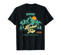 Fun Matching Family Road Trip 2026 - Gerente de comunicaciones Camiseta
