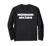 Fun Microdosing Adulthood Humor Design Manga Larga