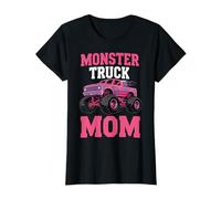 Fun Monster Truck Mom Rosa Camiseta