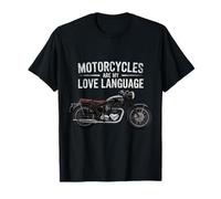 Fun Motorcycles Are My Love Language Design for Men, Women Camiseta