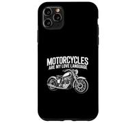Fun Motorcycles Are My Love Language Design for Men, Women Carcasa para iPhone 11 Pro Max