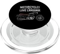 Fun Motorcycles Are My Love Language Design for Men, Women PopSockets PopGrip para MagSafe