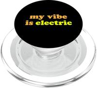 Fun My Vibe is Electric Funny Gen Z Millennial Saying PopSockets PopGrip para MagSafe