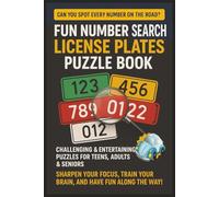 Fun Number Search License Plates Puzzle Book For Teens, Adults & Seniors: Featuring Plate Formats from Travel, Car, Vehicle, Motorcycle, Trucks & More ... Plate Hunt: Word & Number Search Series)