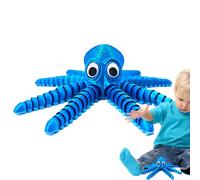 Fun Octopus Toy with Movable Joints, Realistic Sea Animal Decoration for Boys Girls, 2.24x2.24x7.68inches Ornament Home Display Figure or Living Rooms, Bedrooms, Kids' Spaces, and Educational Play