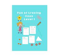 Fun of tracing lines Level 1: Prewrting skills (Writing skills)