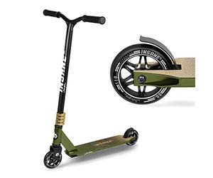 Fun Pro Stunt Scooter acrobático hasta 100 KG, 36 Meses de garantía, ABEC9, HIC Patinetes Drección por Gravedad, Manillar de TPR Mejor Agarre, Scooters y Patinetes para Niñas y Niños Muy Estable
