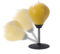 Fun Punch Bag - Bola de boxeo de escritorio con taza de ventosa, escritorio con bola de bombeo, para Navidad, Acción de Gracias, juguetes experimentan del estrés y aumentan la fuerza de la mano