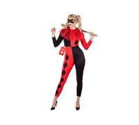 Fun Shack Disfraz Arlequin Mujer, Disfraces Circo, Disfraz Mujer Carnaval y Halloween - L