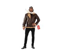 Fun Shack Disfraz Aviador Hombre Segunda Guerra Mundial, Disfraces Piloto Adulto, Disfraz de Carnaval y Halloween - L