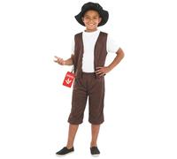 Fun Shack Disfraz de Epoca Niño, Disfraz Campesino Halloween Niño, M