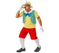 Fun Shack Disfraz de marioneta de Madera para niño, Disfraz de Libro del Mundo, Disfraz de película y Libro de Cuentos para Hombre, Talla XL