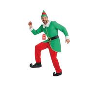 Fun Shack Disfraz Elfo Hombre, Disfraz Navideño Halloween Adulto, L