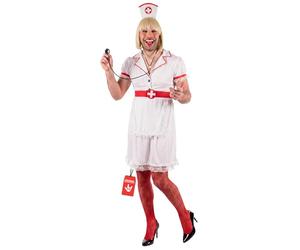 Fun Shack Disfraz Enfermera Adulto, Traje Enfermero Hombre, Disfraces Enfermeras, Despedida Soltero, Disfraz Carnaval Halloween - XL