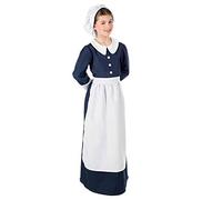 Fun Shack Disfraz Enfermera Niña, Disfraces de Época, Florence Nightingale, Disfraz Carnaval Niña Halloween - L