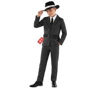 Fun Shack Disfraz Gangster Niño, Disfraz Mafioso Halloween Niño, M