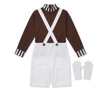 Fun Shack Disfraz Hombre, Disfraz Fábrica Chocolate, Disfraces Personaje Película para Carnaval y Halloween, XL