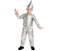Fun Shack Disfraz Hombre Hojalata Niño, Traje Robot Cuento, Disfraces para Carnaval y Halloween, S