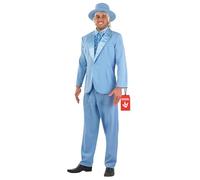 Fun Shack Disfraz Hombre Película Años 90, Azul Smoking, Dos Tontos, Disfraces para Carnaval y Halloween, XL