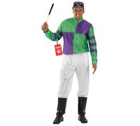 Fun Shack Disfraz Jinete Jockey Hombre, Despedida Soltero, Disfraces Carnaval & Halloween, M
