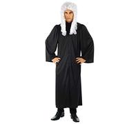 Fun Shack Disfraz Juez Adulto Hombre y Mujer, Toga Abogado, Disfraces para Carnaval y Halloween, Talla única