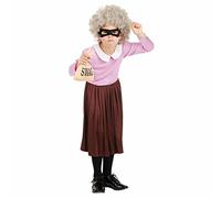 Fun Shack Disfraz Ladrona Niña, Abuela Ladrona, Saco Dinero, Disfraces para Carnaval y Halloween, M
