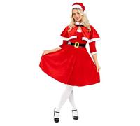 Fun Shack Disfraz Mamá Noel Mujer, Vestido Navidad, Traje Santa, Disfraces para Carnaval y Halloween, XXL