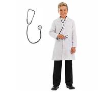 Fun Shack Disfraz Medico Niño, Disfraz Médico Niño, Disfraz Medico Niña, Disfraz Niño Medico, Disfraz Doctor Niño, Disfraz Niña Doctora, Disfraz Carnaval Niño Talla S