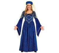 Fun Shack Disfraz Medieval Mujer Adulta, Traje Medieval Vestido, Disfraces Medievales Dama, Disfraz Mujer Carnaval - XL