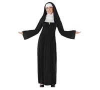 Fun Shack Disfraz Monja Mujer Adulto, Traje Monja para Halloween y Carnaval, Disfraces Mujer Monja, XXL
