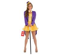 Fun Shack Disfraz Mujer Dueño Fábrica Chocolate, Circo, Película, Carnaval y Halloween, L