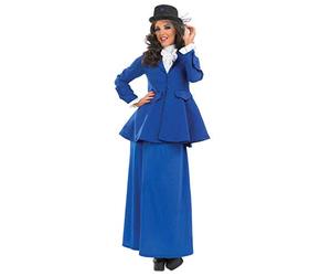 Fun Shack Disfraz Niñera Victoriana Mujer, Disfraces Niñera Magica Poppins, Traje Victoriano, Disfraz Mujer Carnaval - XXL